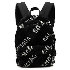 Mochila Balenciaga Everyday em pele sintética preta Preto
