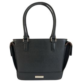 Burberry Leather Tote/Shoulder Bag Black