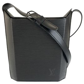 Borsa a Spalla Sou Epi Louis Vuitton Nero