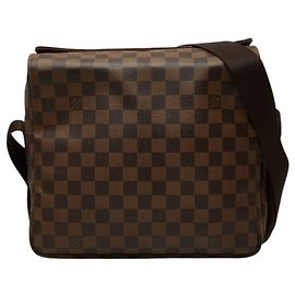 Louis Vuitton Damier Naviglio Umhängetasche Braun