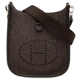 Hermès Bolsa Tiracolo Hermes Evelyne TPM Amazon Marrom