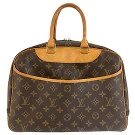 Borsa Boston Mini Deauville Monogram Louis Vuitton Marrone Monogramma