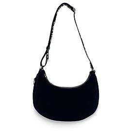 Céline Celine Ava Triomphe Coated Canvas Mini Nero