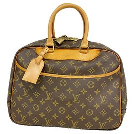 Sac à main Louis Vuitton Monogram Deauville Marron