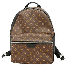 Louis Vuitton Monogram Macassar Discovery Backpack PM Brown