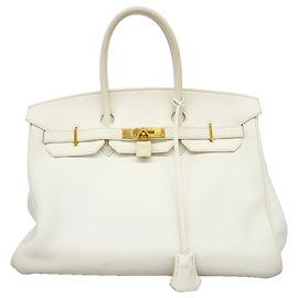 Hermès Sac à main Hermes Birkin 35 Blanc