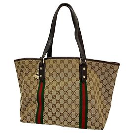 Gucci Beige Tote Bag - Sherry Line Beige