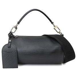 Louis Vuitton Epi XL Soft Polochon PM Shoulder Handbag Black