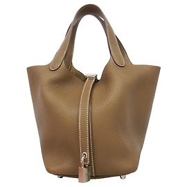 Hermès Hermes Picotin Lock PM Handbag Taupe