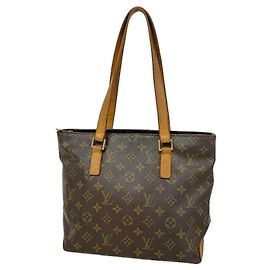 Louis Vuitton Monogram Cabas Piano Tote Bag Braun