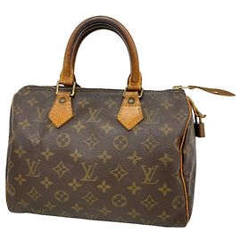 Sac à main Louis Vuitton Monogram Speedy 25 Marron