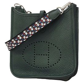 Hermès Hermes Evelyne TPM Schultertasche Hellgrün