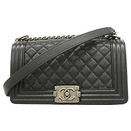 Borsa a tracolla Chanel Boy Chain Nero
