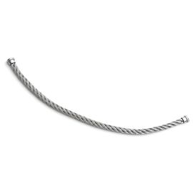 NEUF CABLE INTERCHANGEABLE FRED BRACELET FORCE 10 ACIER 6B0109 17 CM BANGLE Argenté
