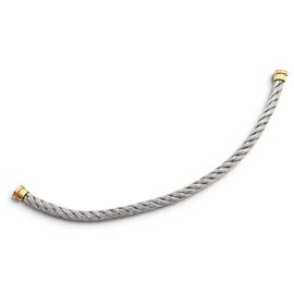 NOVO CABO INTERMUTÁVEL FRED PARA BRACELETE FORCE 10 6B0110 15 AÇO DOURADO Prata