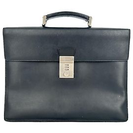 Prada Vintage Briefcase in Black Saffiano Leather Black