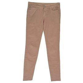 Stella Mc Cartney Jeans Slimfit Stella McCartney en coton tan Marron Beige