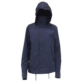 Gucci Hooded Parka Jacket in Navy Blue Polyester Blue Navy blue
