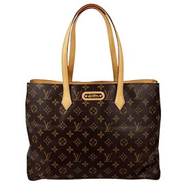 Louis Vuitton Monogram Tote Bag Braun Monogramm