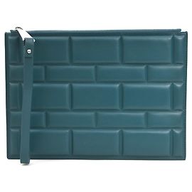Pochette Bottega Veneta en cuir vert Vert