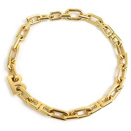 Collar de metal dorado Balenciaga Dorado