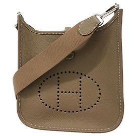 Hermès Sac à épaule Hermes Evelyne 23 Taupe