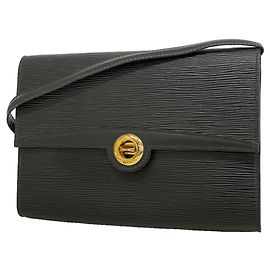 Borsa a spalla Louis Vuitton Epi Pochette Arche Nero