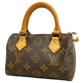 Bolsa de mão Louis Vuitton Monogram Mini Speedy Marrom