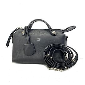 Bolsa de couro Fendi By The Way Preto
