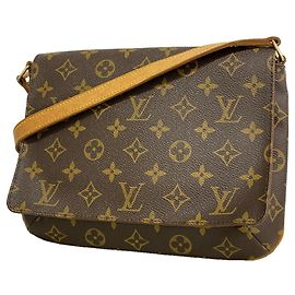 Borsa a tracolla Louis Vuitton Monogram Musette Tango Marrone