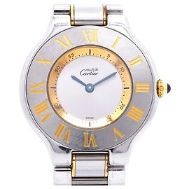 Reloj para mujer Cartier Must 21 LM Esfera Plateada Otro