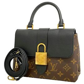 Louis Vuitton Monogram Rocky BB Handbag Brown Black