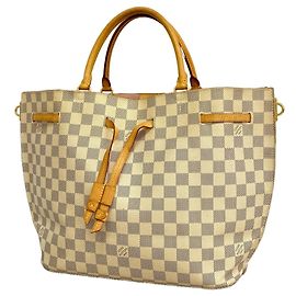Sac à main Louis Vuitton Damier Azur Girolata Blanc