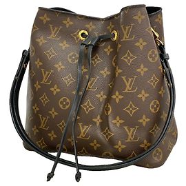 Bolso de hombro Louis Vuitton Monogram NeoNoe Castaño