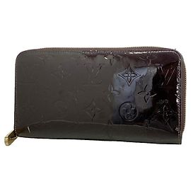Louis Vuitton Vernis Zippy Wallet Dark red