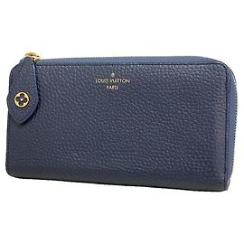 Carteira longa Louis Vuitton em azul marinho Azul marinho