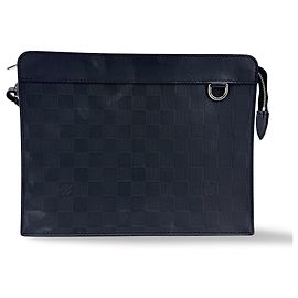 Louis Vuitton Standing Damier Infini Leather Noir