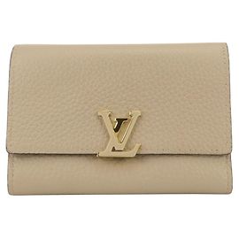Louis Vuitton Portefeuille Capucines Compact Tri-fold Wallet Other