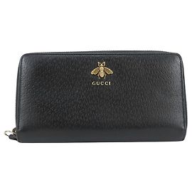 Gucci Long Wallet 523667 Schwarz