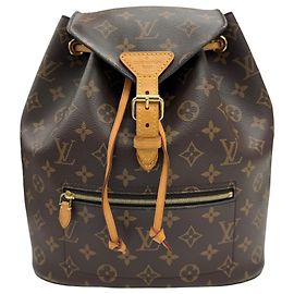 Mochila Louis Vuitton Montsouris Castaño