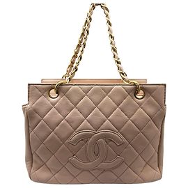 Sac Tote à chaîne Matelassé CHANEL Rose