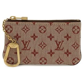 Louis Vuitton Monogram Mini Coin Purse Fucsia
