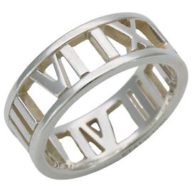 Autre Marque Tiffany & Co. Atlas SV925 Silver Open Ring Silvery