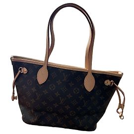 Louis Vuitton Borsa Tote Neverfull PM Monogram Marrone Monogramma