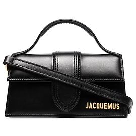 Jacquemus Le Grand Bambino Flap Leather Grand Noir