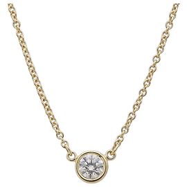 Autre Marque Collar Tiffany & Co. Elsa Peretti By the Yard de diamantes Dorado
