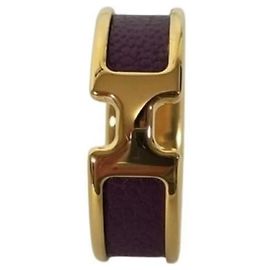 Hermès Hermes Olympe GM Ear Cuff D'oro Porpora