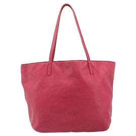 Loewe Tote Tasche aus rosa Leder Pink
