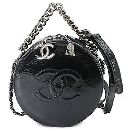 Bolso Chanel Round Matelasse 2-way Chain Negro