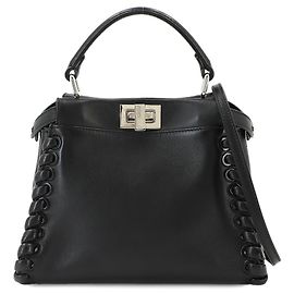 Fendi Mini Peekaboo 2-way Handtasche Schwarz